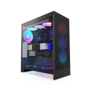 NZXT H7 Flow RGB 2024 Edition Mid-Tower ATX Airflow Casing - Black